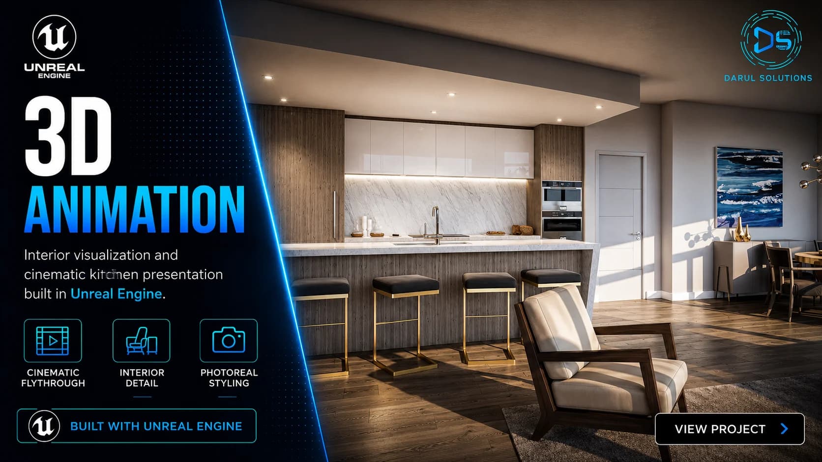 Luxury Penthouse Interior Animation