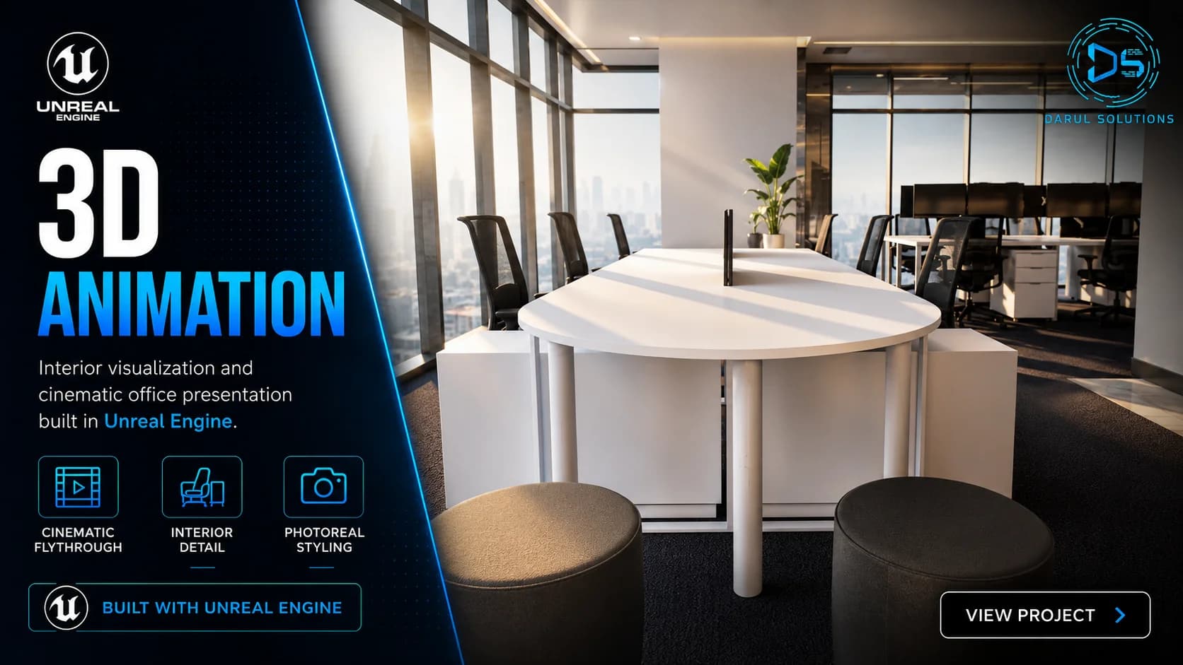 Office 3D Walkthrough Animation