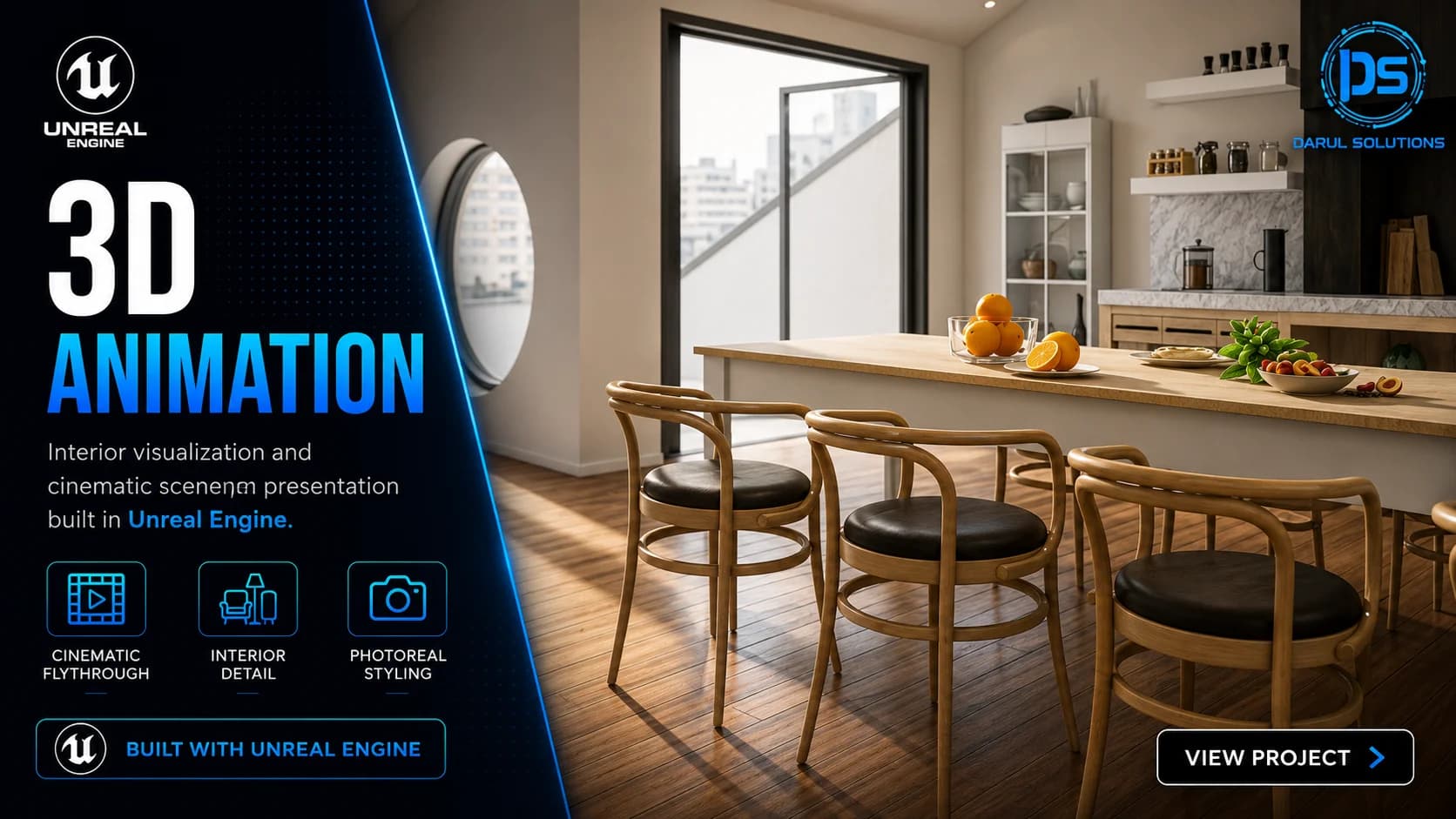 Realtime Archviz Cinematic Animation