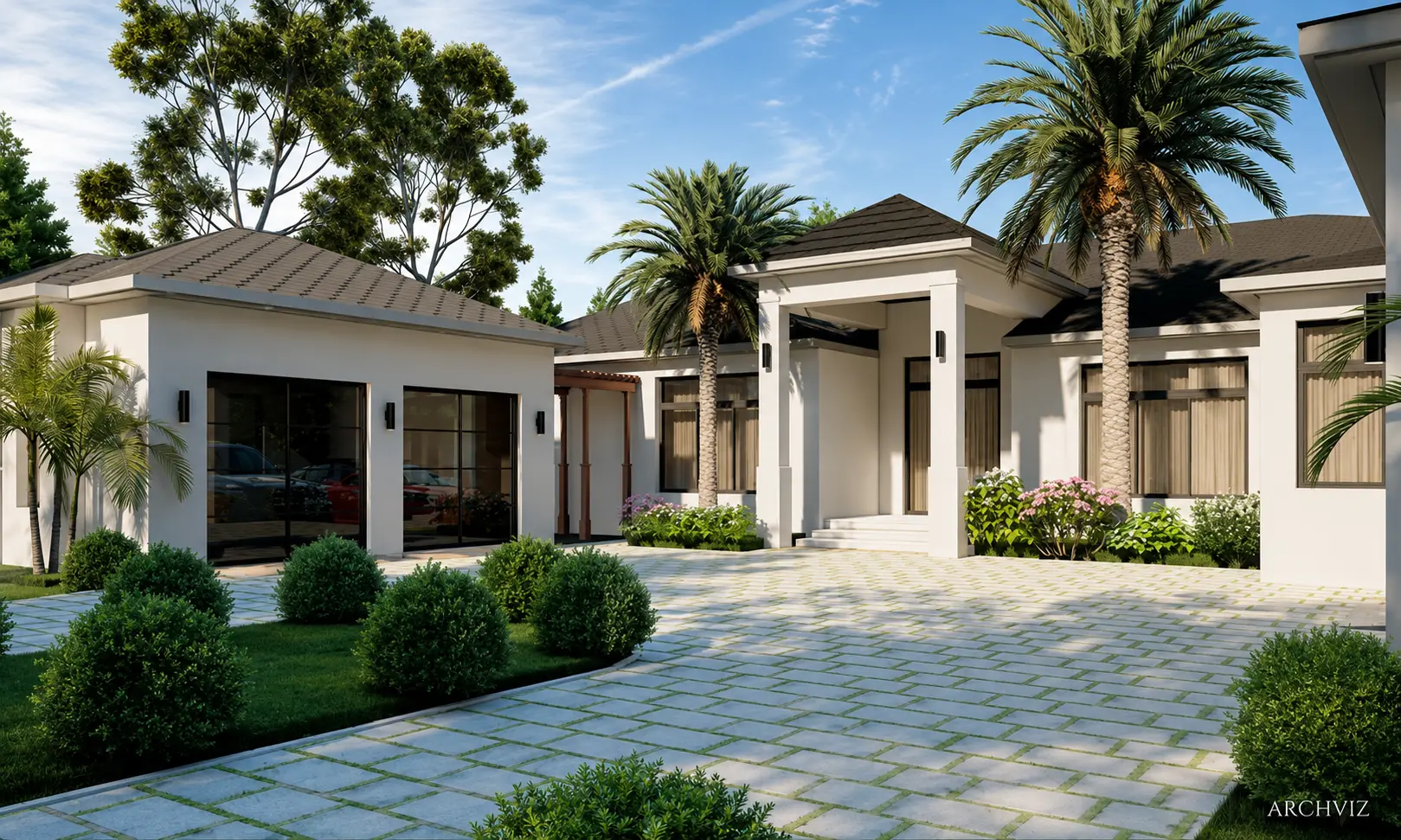 Modern Residence Facade Exterior
