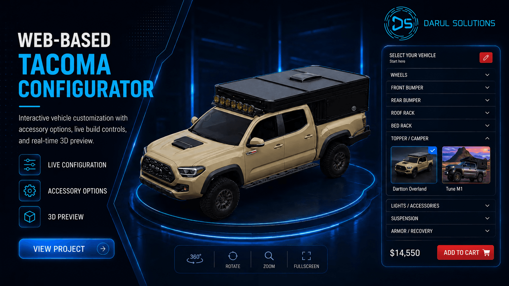 Tacoma Car Configurator