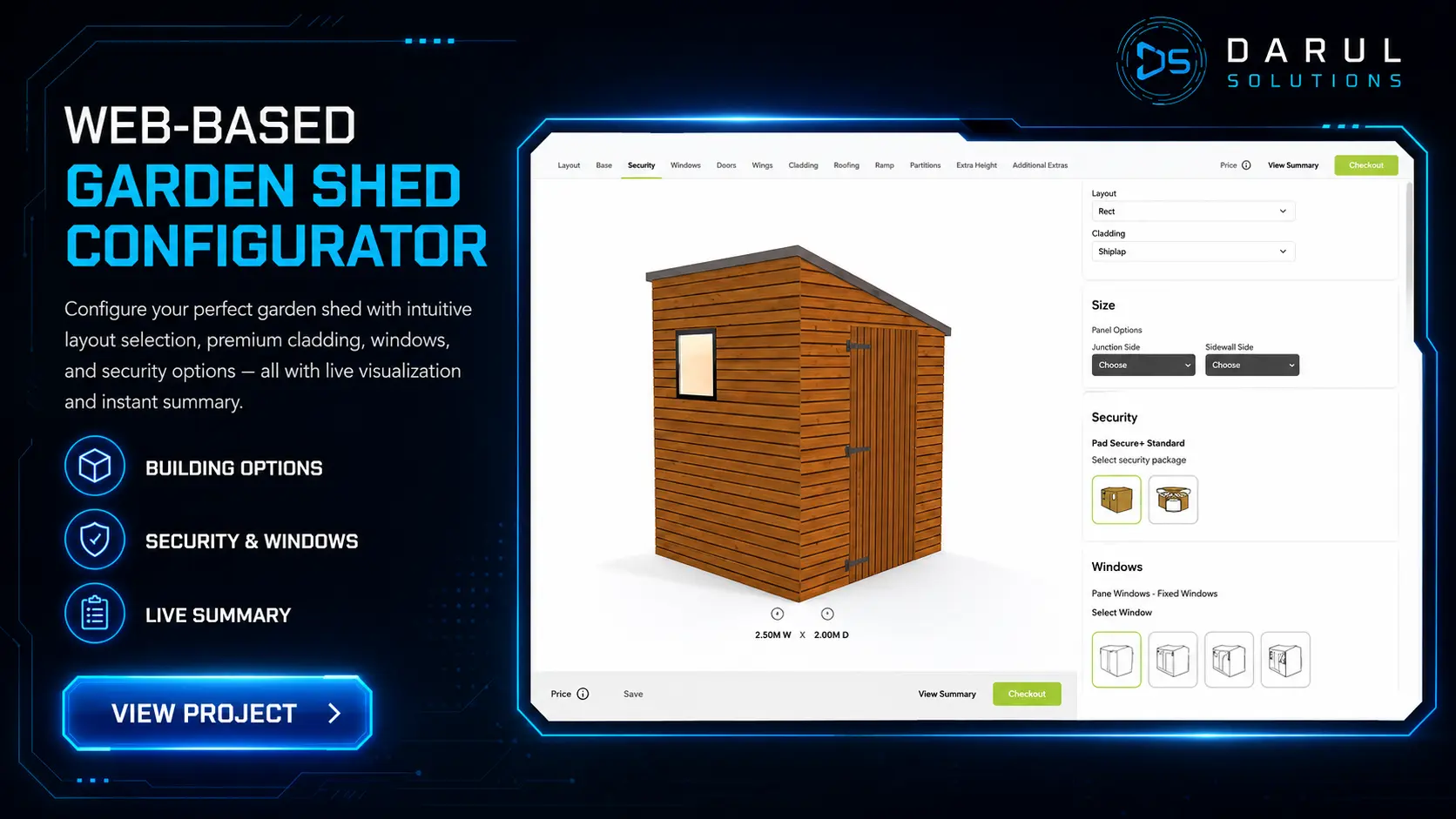 Garden Shed Configurator