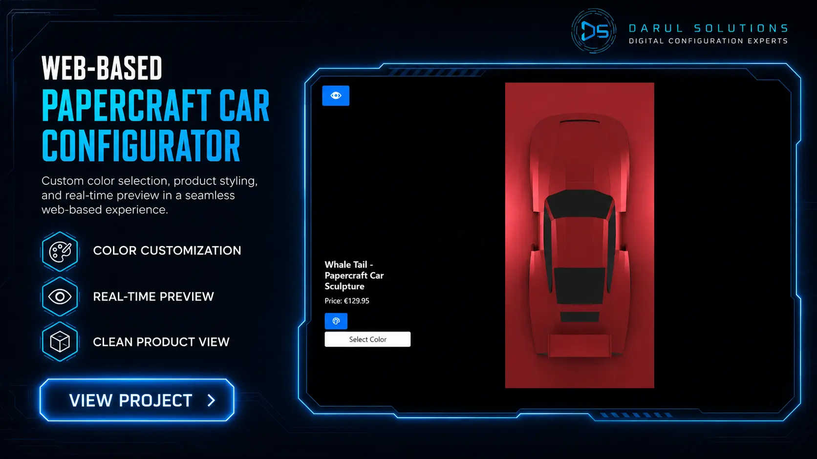 Papercraft Car Configurator
