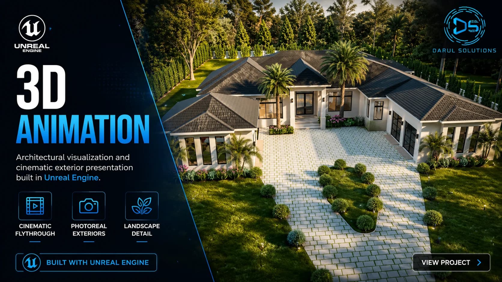 Luxury Villa 3D Animation