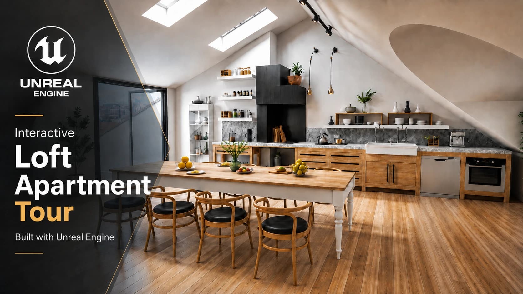Commercial Complex Interactive 3D Archviz