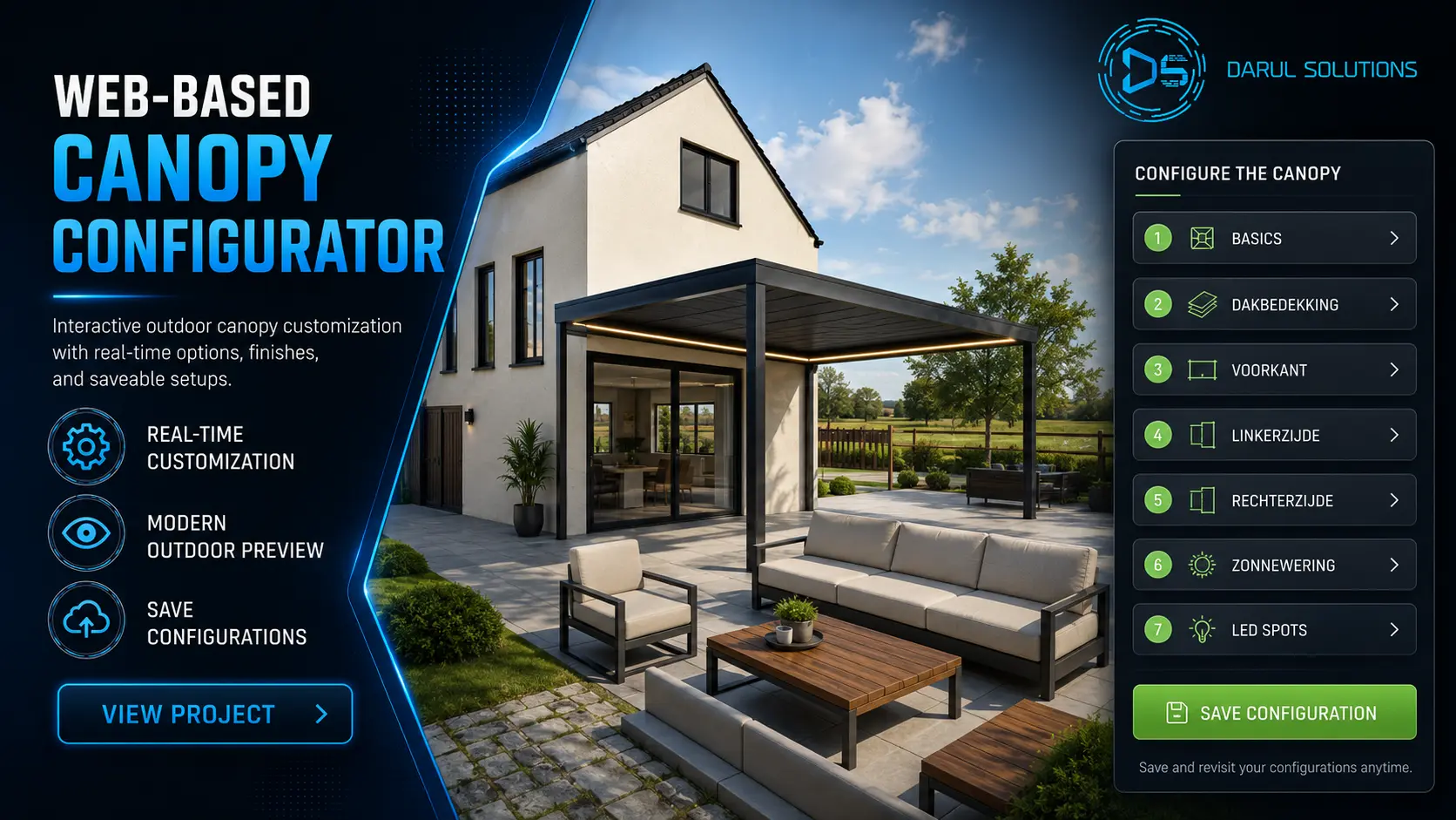 Canopy Shed Configurator